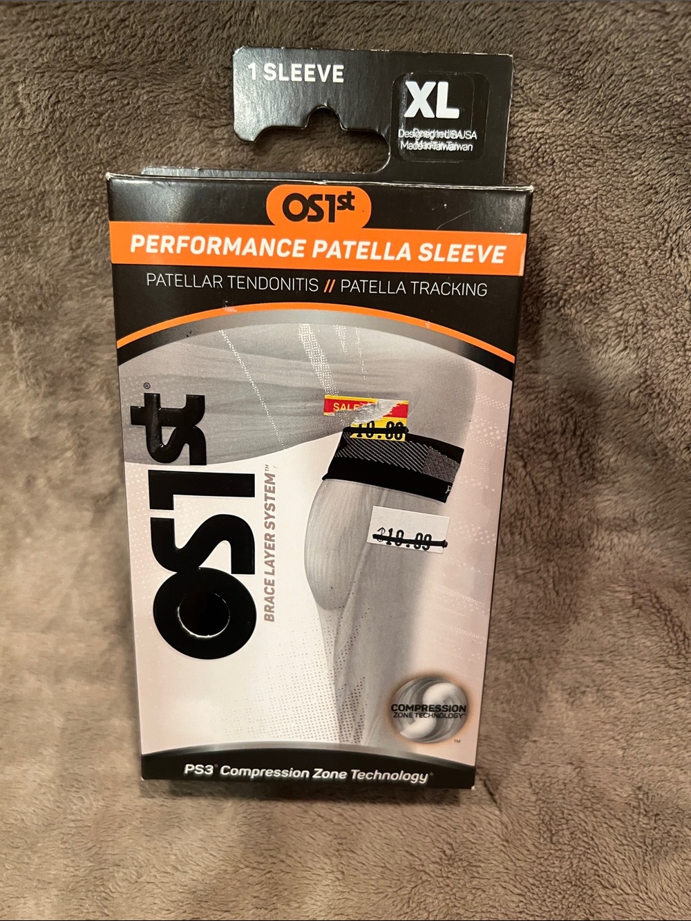 OS1st Performance Patella Sleeve - Black (XL)